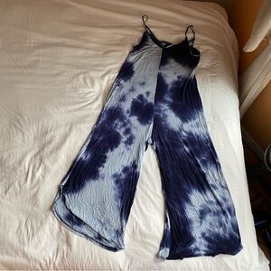Tie-Dye Sleeveless Jumpsuit